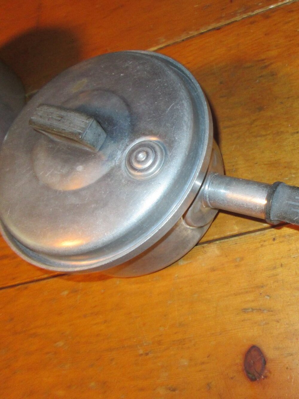 collectible 1 qt aluminum West Bend waterless cookware heavy cast aluminum